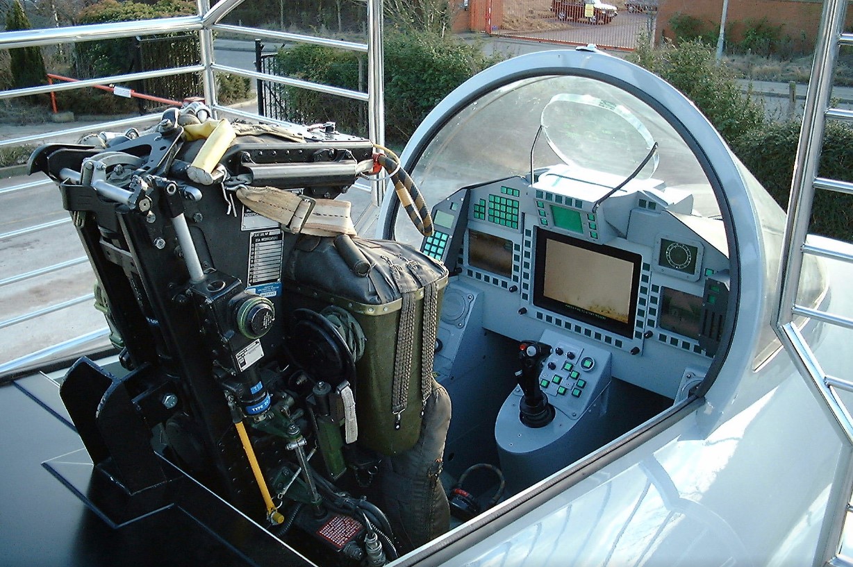 Replica RAF Typhoon cockpit and reaction challenge to inspire future STEM careers at Clacton Airshow