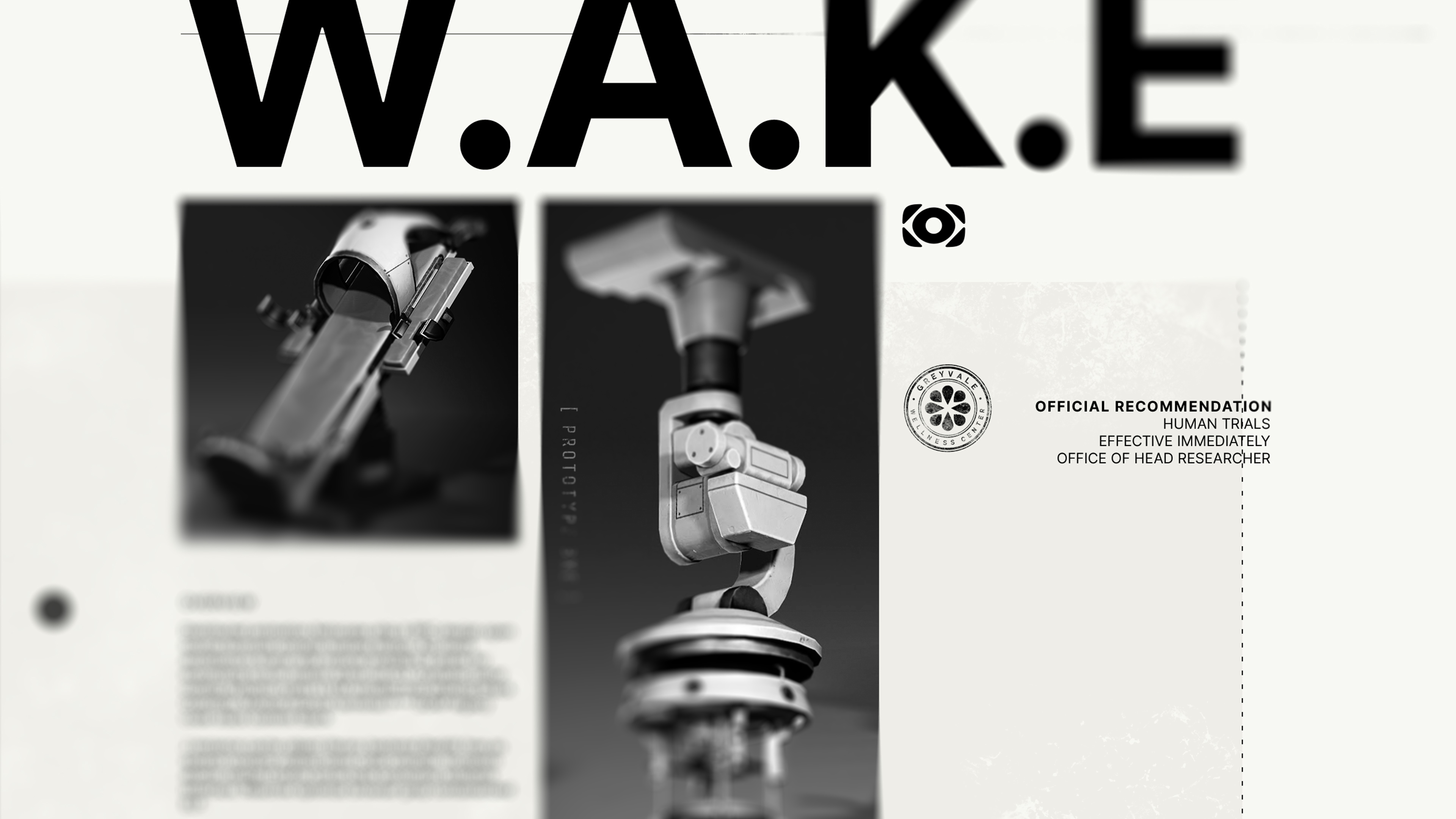 The front cover for the manual for the wake device