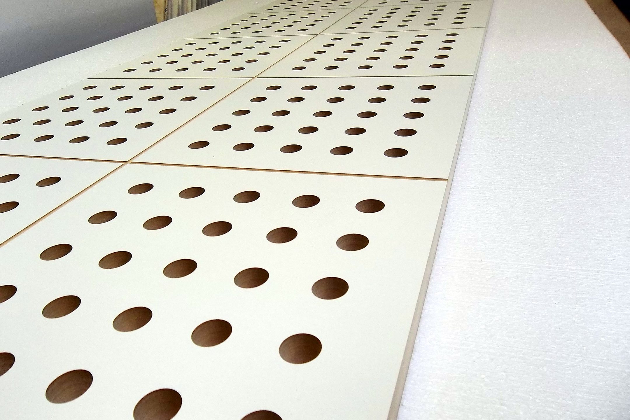Drilled panels