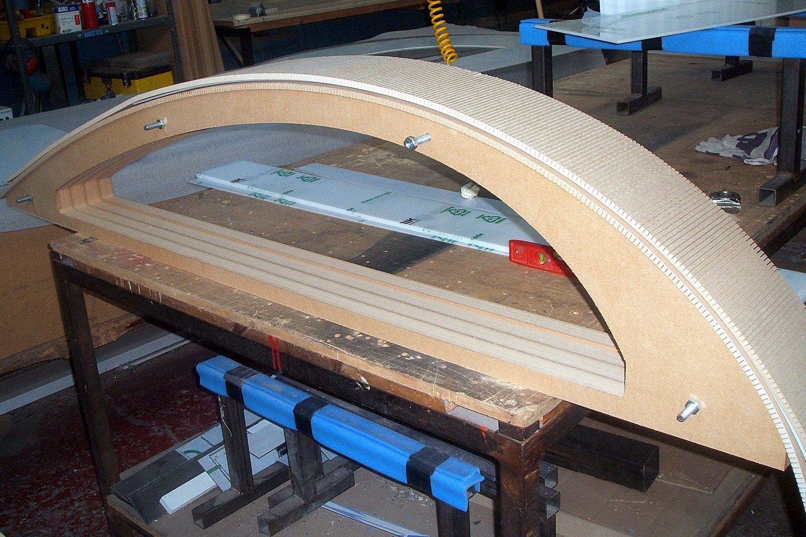 Layered MDF mould