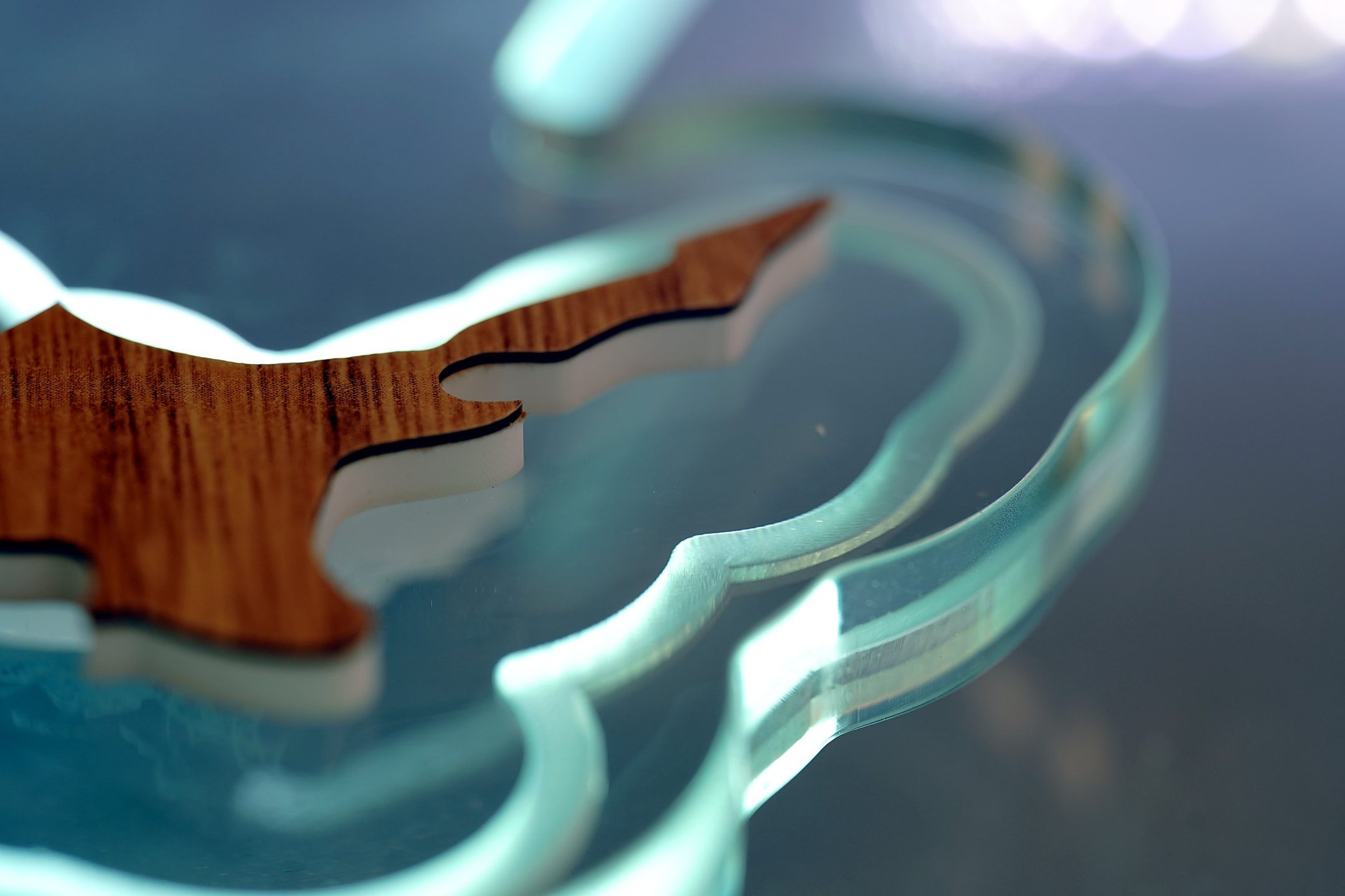 Polished edge acrylic