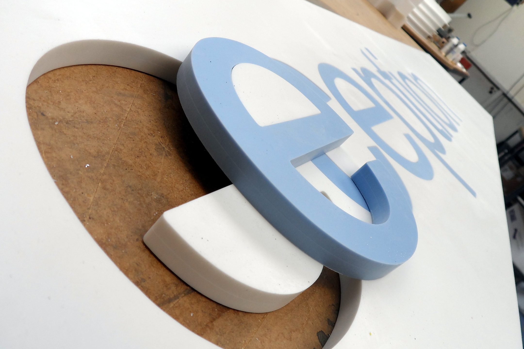 Foamex letters