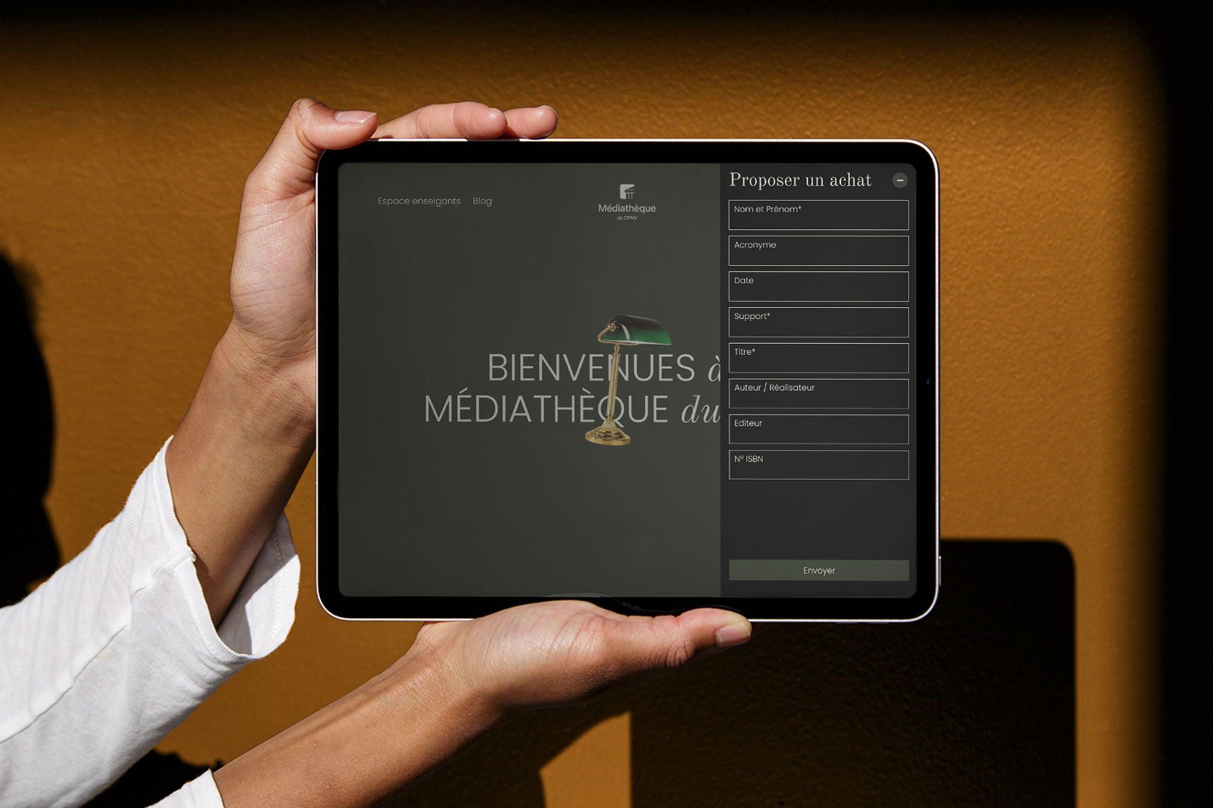 A mockup of a webflow project