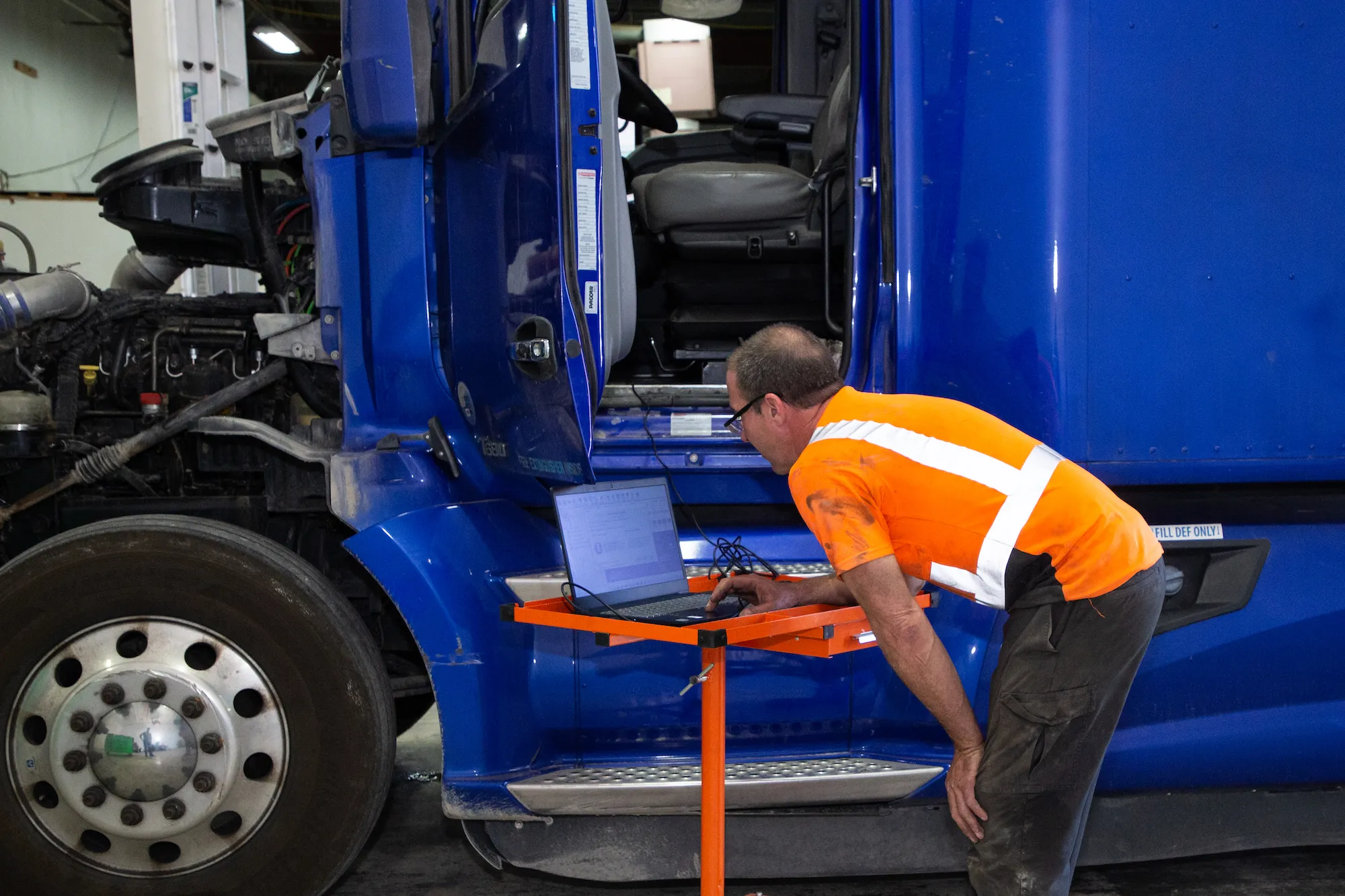 Diesel truck diagnostics at Montville Precision Alignment Center