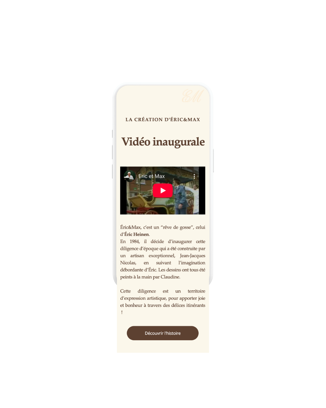 Site responsive version mobile