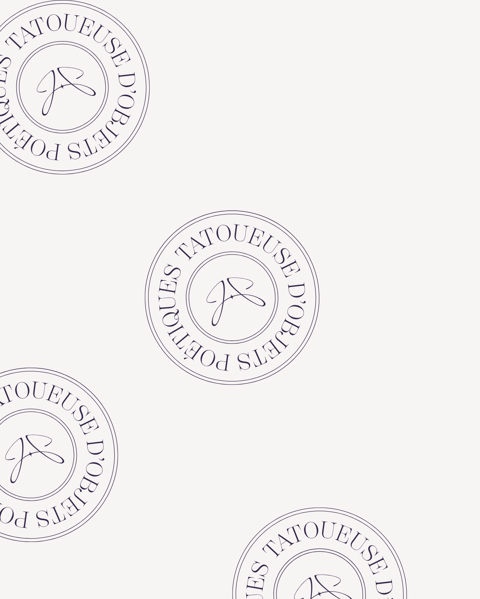 Logotype décliné en tampon