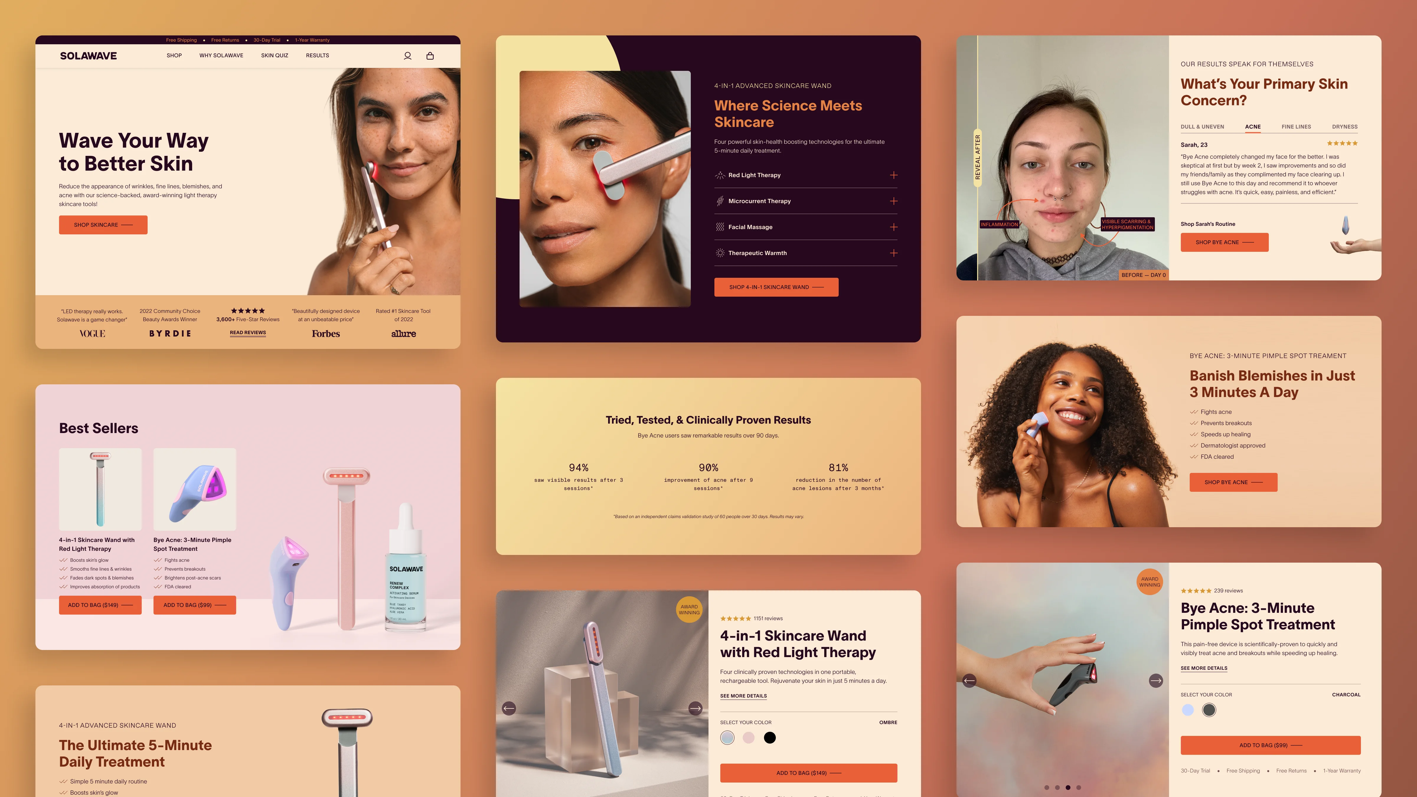 Solawave Website Redesign Case Study Thumbnail