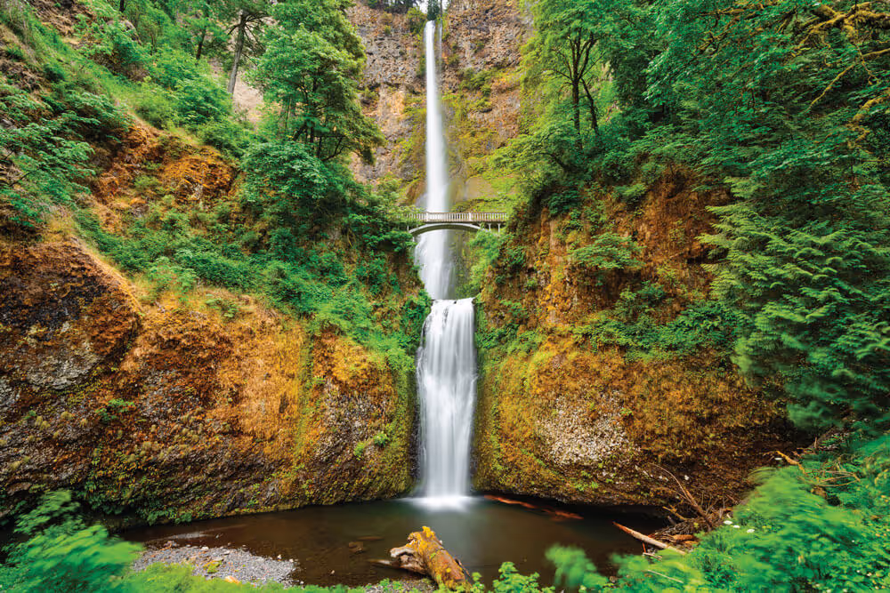 Multnomah Falls in the Columbia Gorge
