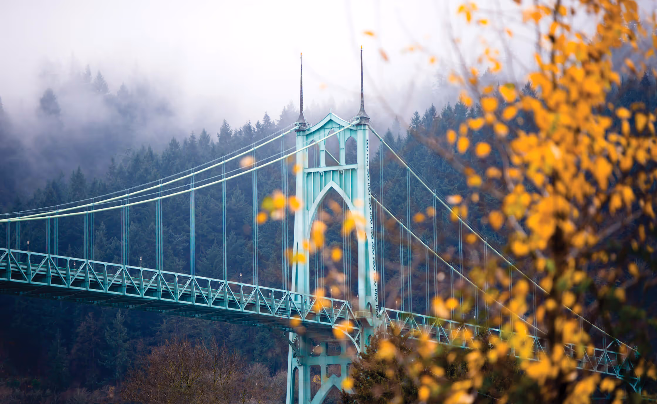 St Johns bridge in Portland, Oregon