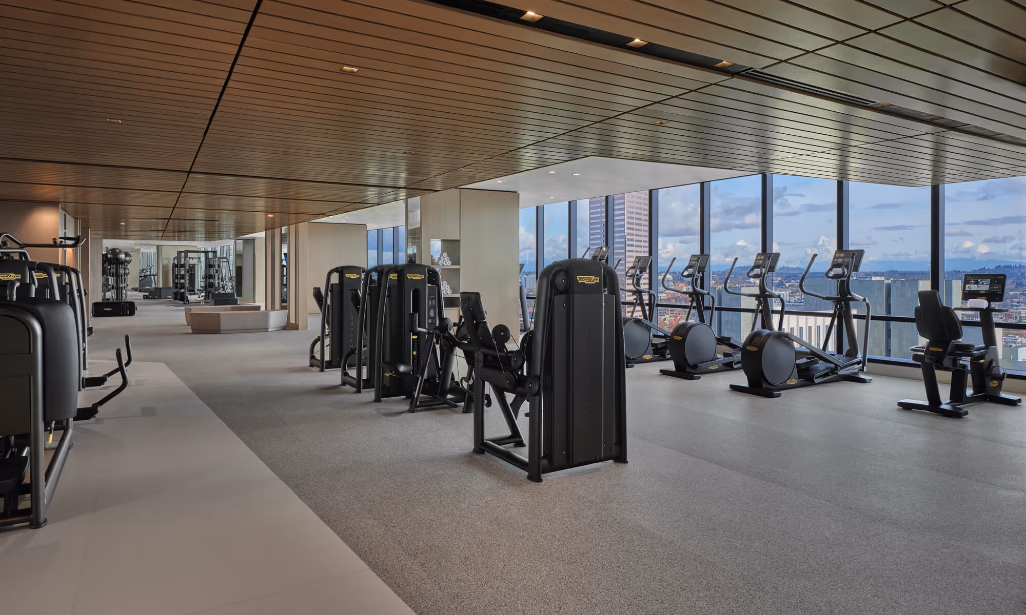 State-of-the-art equipment at the Fitness Facility