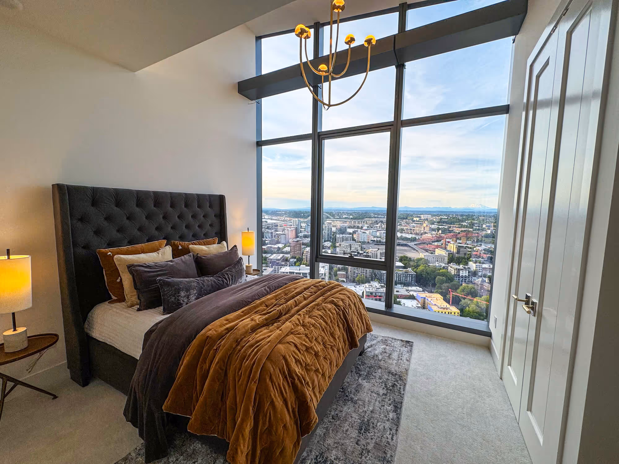 View of Mount St Helens from Penthouse bedroom