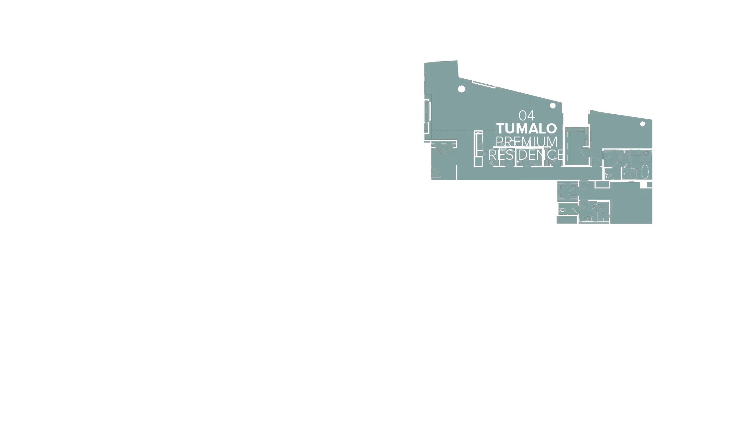 Floorplan overlay for Premium Residence 04