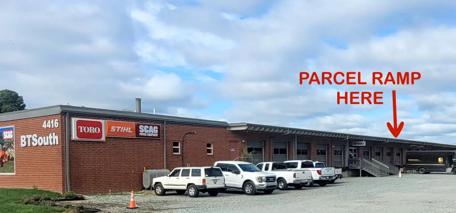 BTSouth Parcel Receiving Ramp