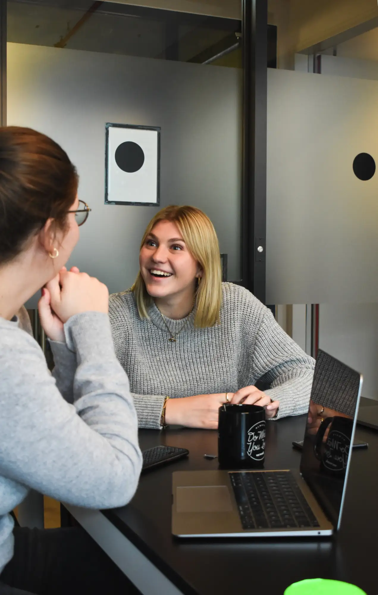 One-on-one career coaching conversation and planning support