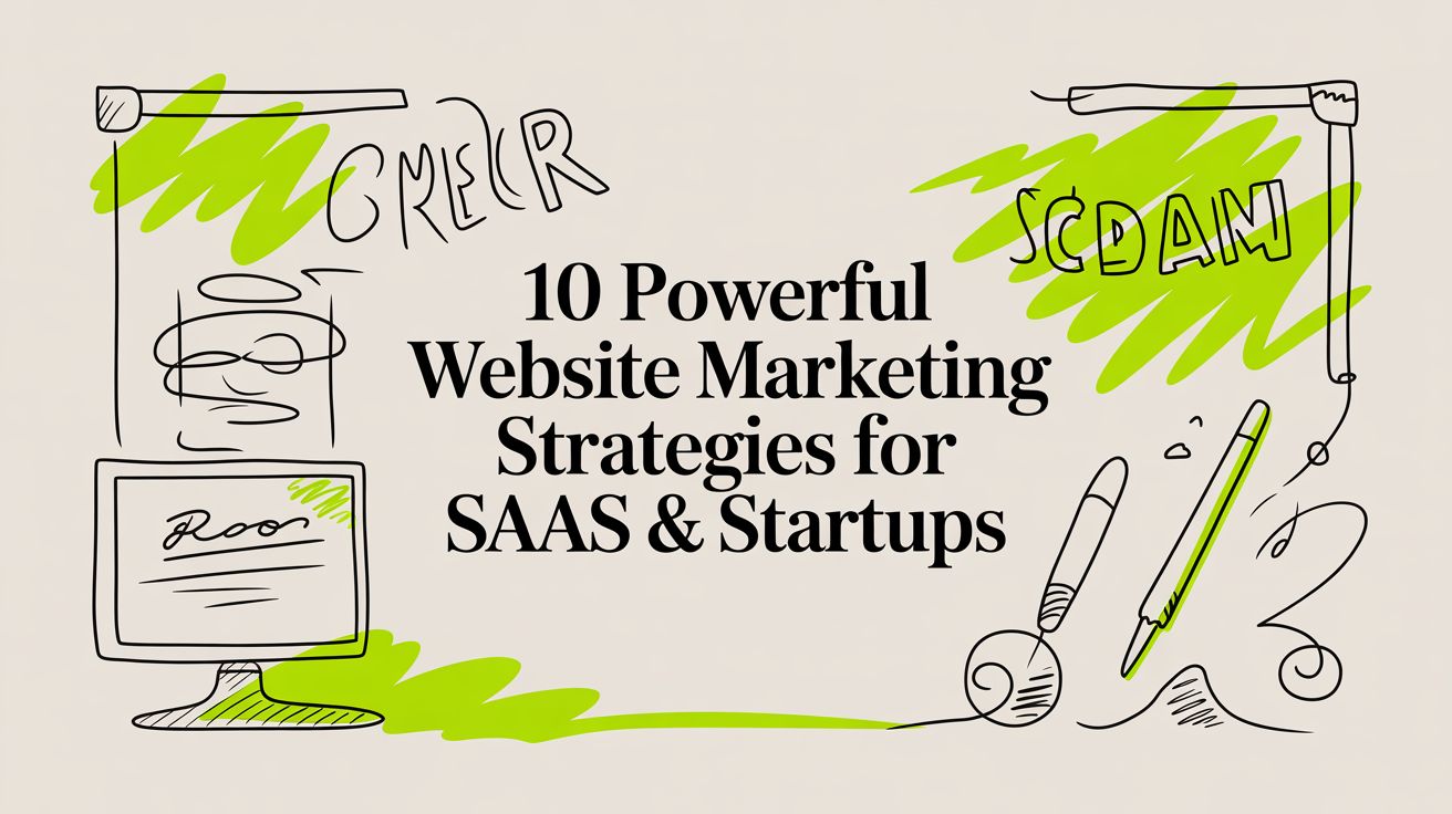 10 Powerful Website Marketing Strategies for SaaS & Startups