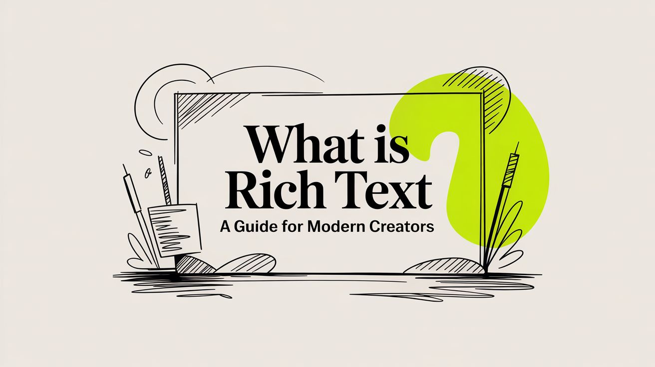 What Is Rich Text A Guide for Modern Creators