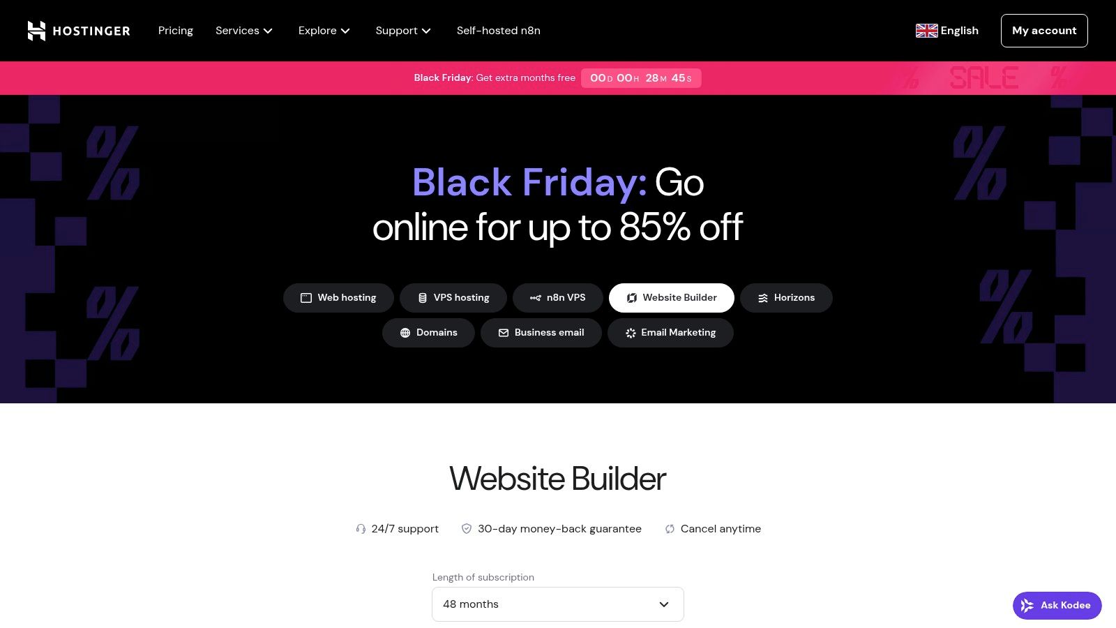 Hostinger Website Builder