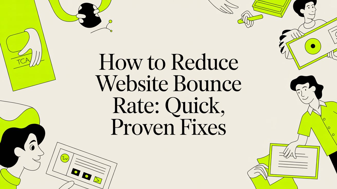 how to reduce website bounce rate: quick, proven fixes