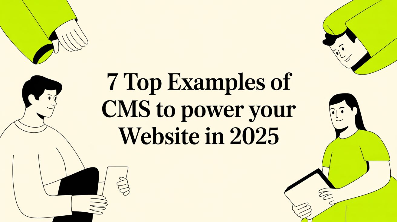 7 Top Examples of CMS to Power Your Website in 2025