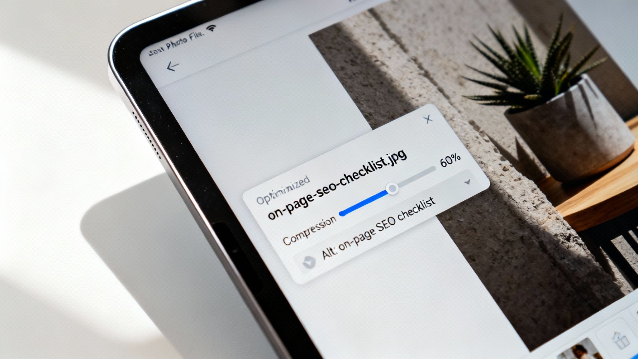 Image Optimization and Alt Text
