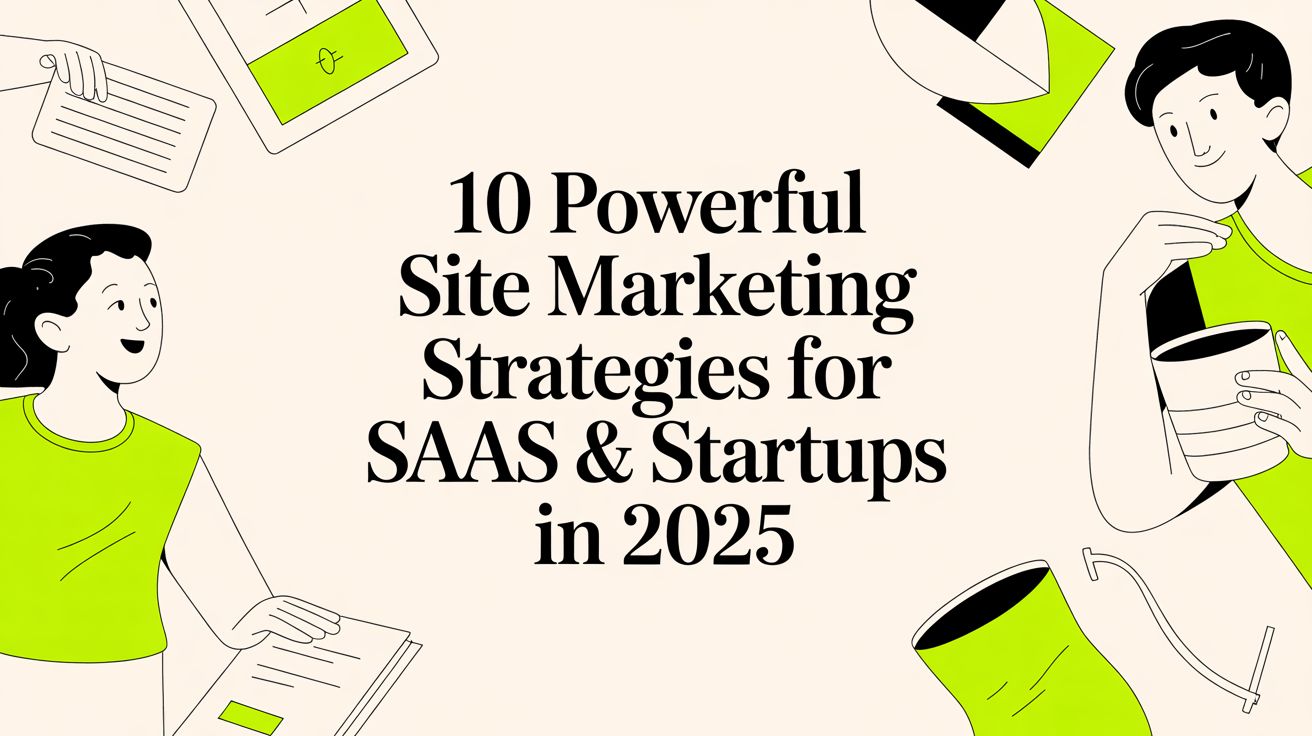 10 Powerful Site Marketing Strategies for SaaS & Startups in 2025
