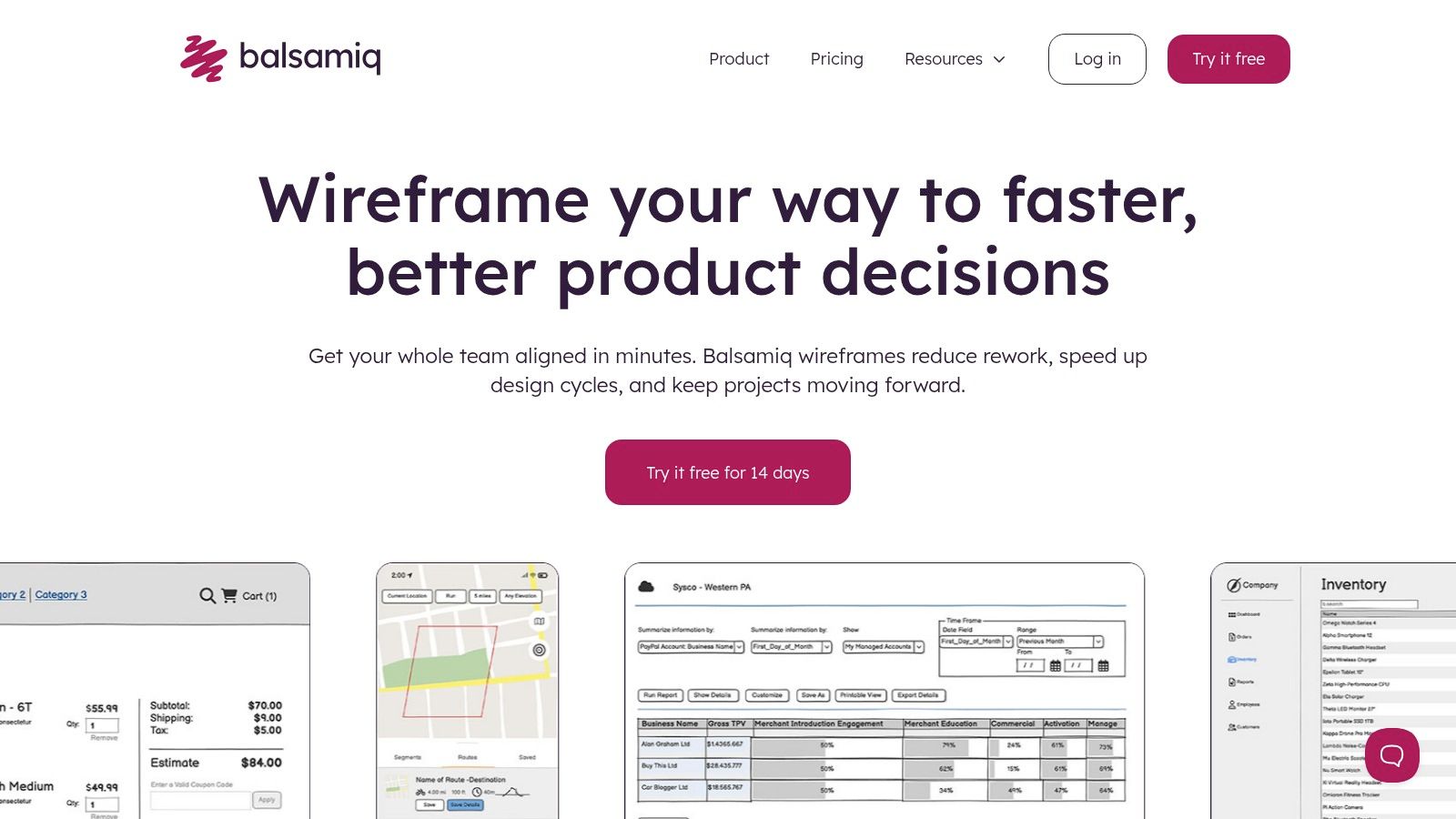 Balsamiq – Wireframing with built-in templates