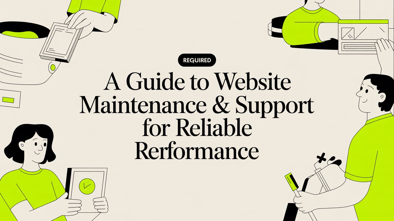 A Guide to Website Maintenance & Support for Reliable Performance