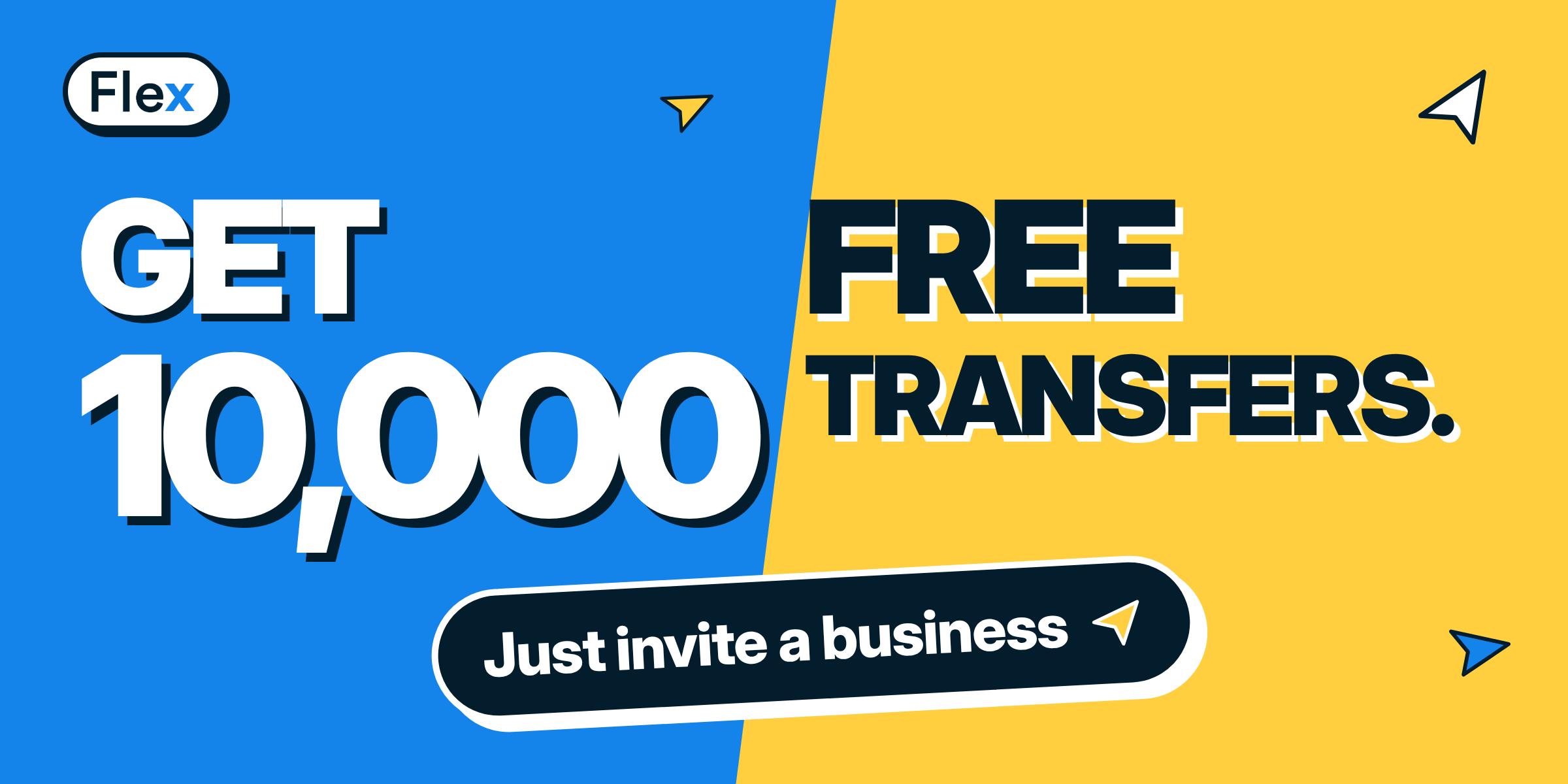 Your Flex Referral Link Could Unlock 10,000 Free Transfers