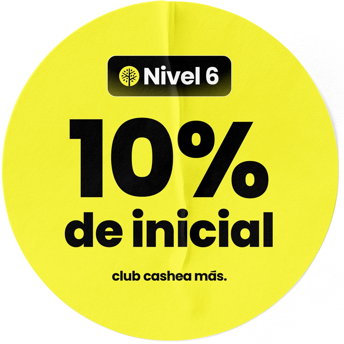 10% de inicial para nivel 6