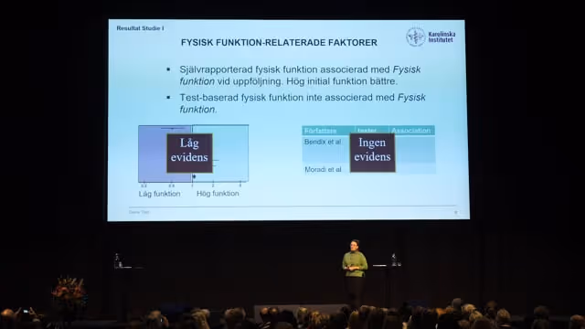Elena Tseli, PhD, fysioterapeut, Inst för Neurobiologi, Vårdvetenskap och Samhälle, KI