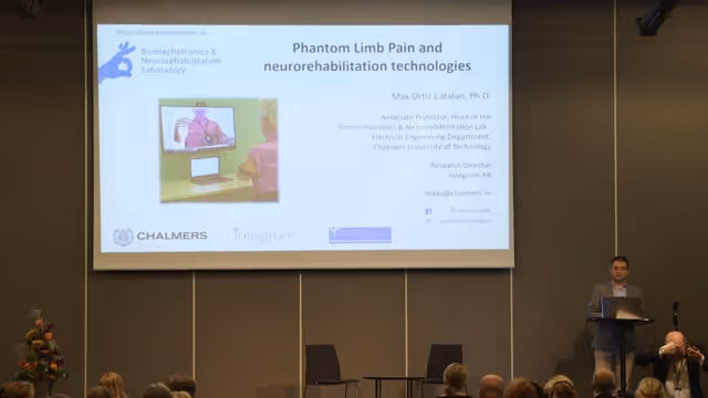 Max Ortiz Catalan, Assist. Professor, Phd, Chalmers, Göteborg