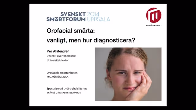 Per Alstergren, docent, övertandläkare, universitetslektor, Malmö Högskola