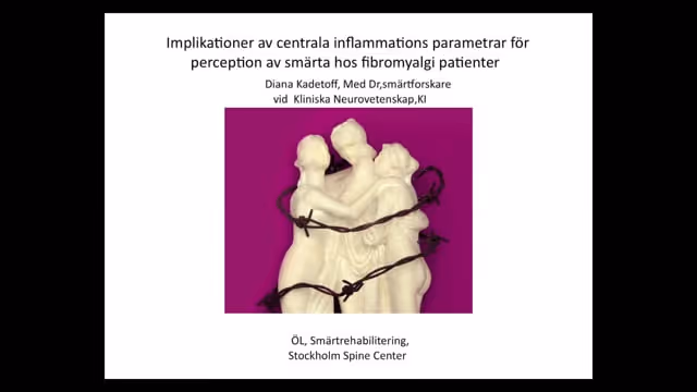 Diana Kadetoff, överläkare, Smärtrehabchef, Stockholm Spine Center
