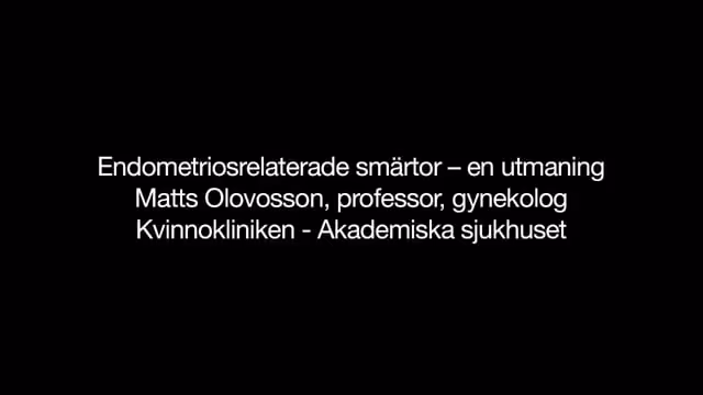 Matts Olovsson, professor, gynekolog