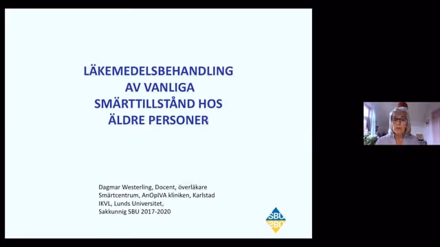 Dagmar Westerling, Docent, överläkare, IKVL, Lunds Universitet och AnOpIva Kliniken, Centralsjukhuset i Karlstad