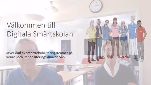 Malin Kim, Läkare, Cecilia Ehrenborg, arbetsterapeut, Smärtrehabilingteringsteamet, Södra Älvsborgs Sjukhus, Borås