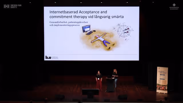 Nina Bendelin, Leg. psykolog, leg. psykoterapeut, PhD, Smärt- och rehabiliteringskliniken Linköping