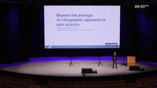 Johan W.S. Vlaeyen, Professor of Behavioral Medicine, University of Leuven, (Belgium) and Maastricht University, (Netherlands)