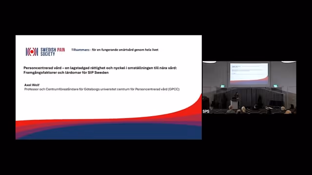 Axel Wolf, Professor och Centrumföreståndare för Göteborgs universitet centrum för Personcentrerad vård (GPCC)