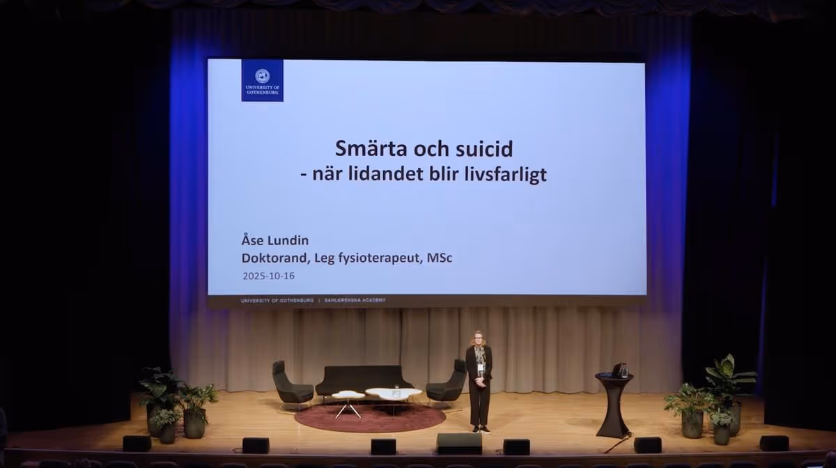 Åse Lundin, Doktorand vårdvetenskap, leg. Fysioterapeut, Sahlgrenska akademien
