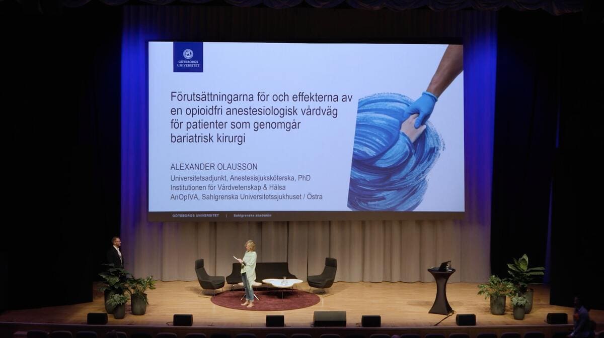 Alexander Olausson, PhD, anestesisjuksköterska, Sahlgrenska universitetssjukhuset