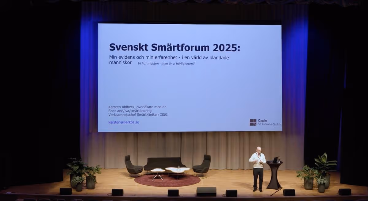 Karsten Ahlbeck, Verksamhetschef, anestesiolog och smärtspecialist, Capio S:t Görans sjukhus