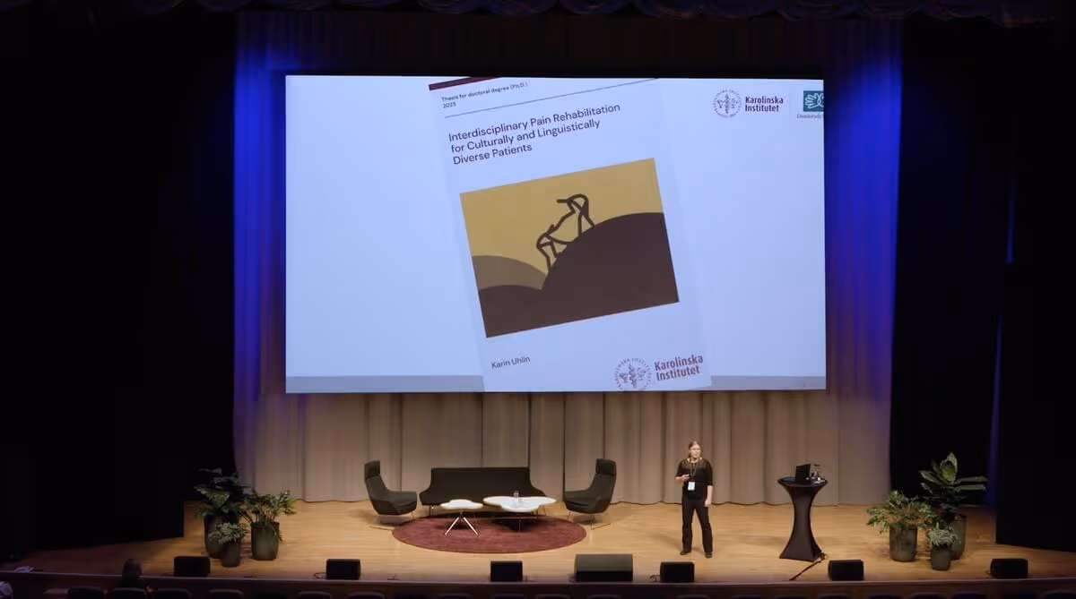 Karin Uhlin, Phd, specialist i rehabiliteringsmedicin, överläkare, Högspecialiserad smärtrehabilitering, Danderyds sjukhus