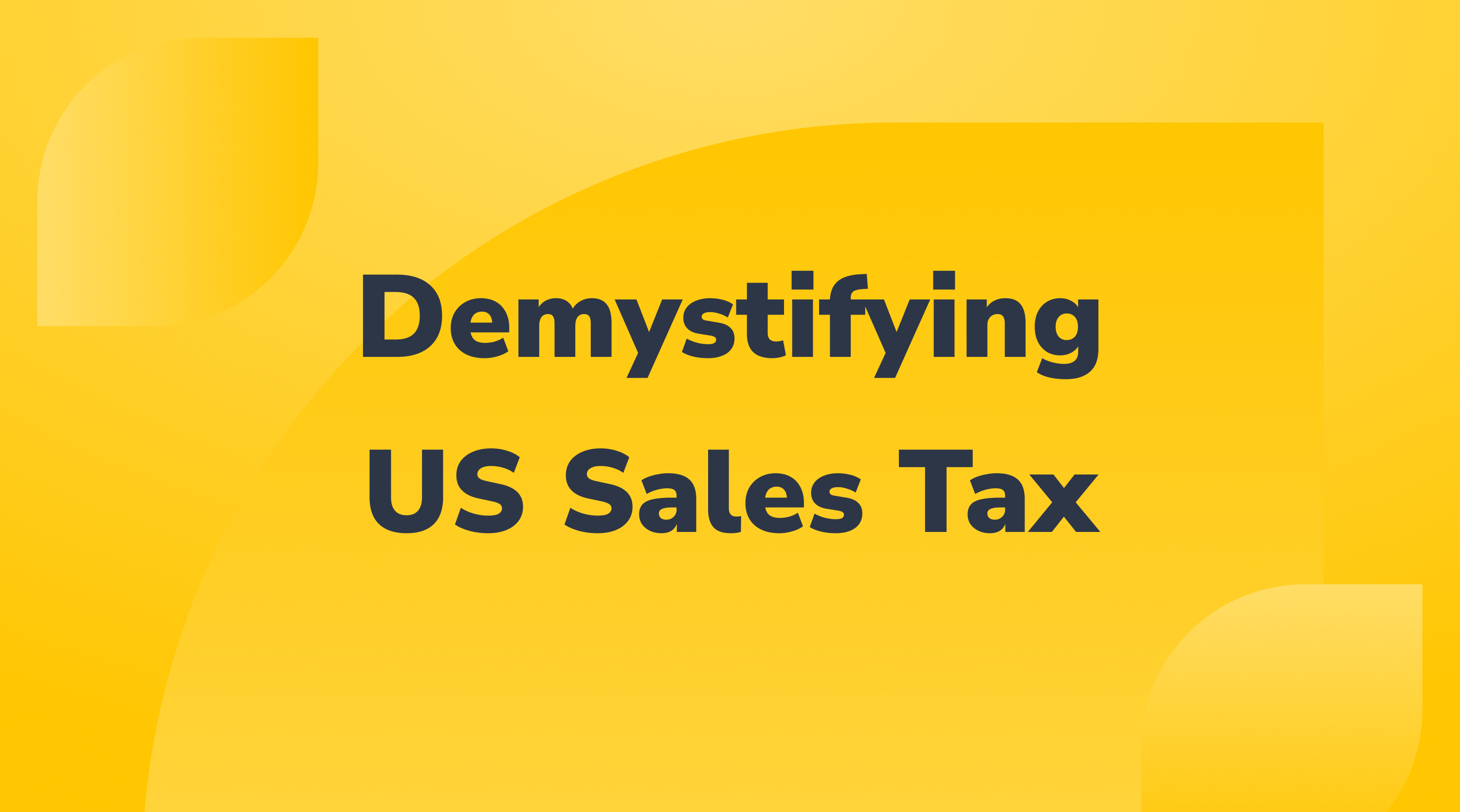 The International Seller's Deep Dive into US Sales Tax