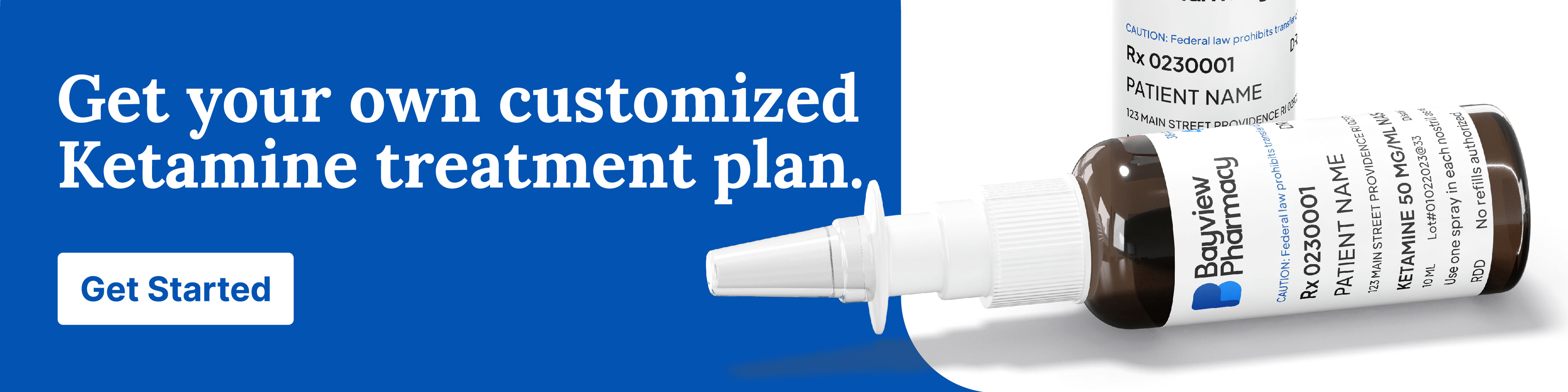 Blog banner: Ketamine nasal spray as a pain management option