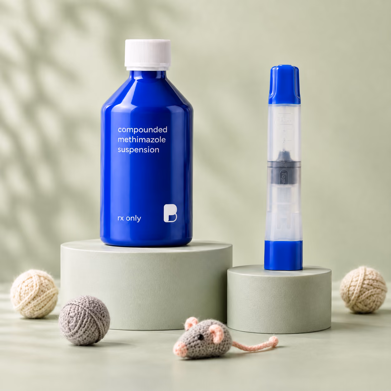 Methimazole for Cats (Transdermal Gel & Oral Liquid) | Compounded by Bayview Pharmacy