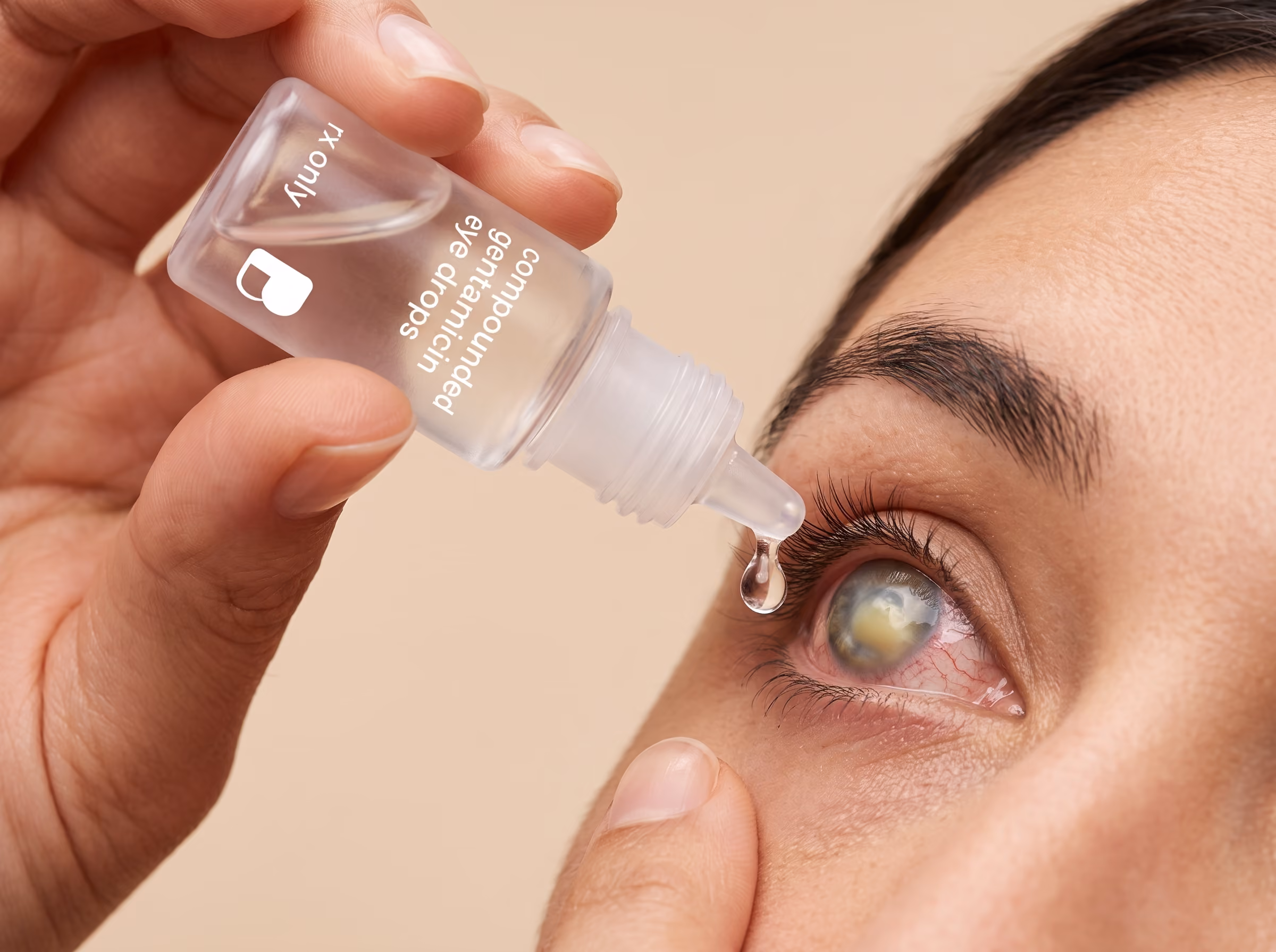 Fortified gentamicin eye drops for serious bacterial eye infections