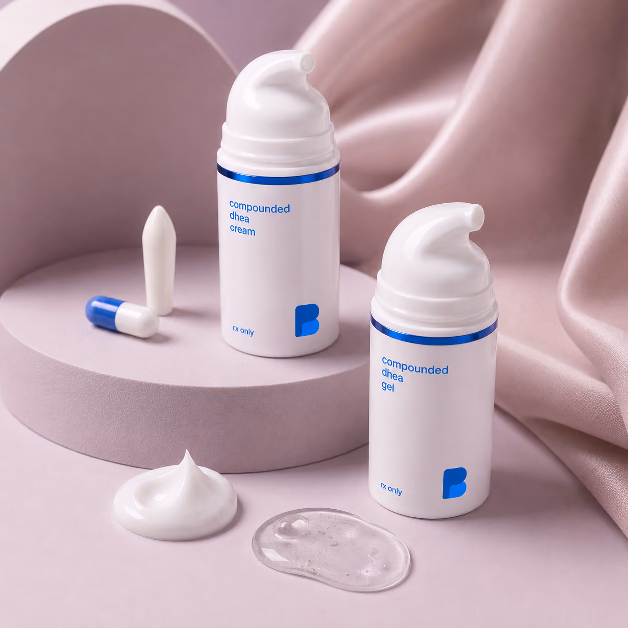 Compounded DHEA preparations for women