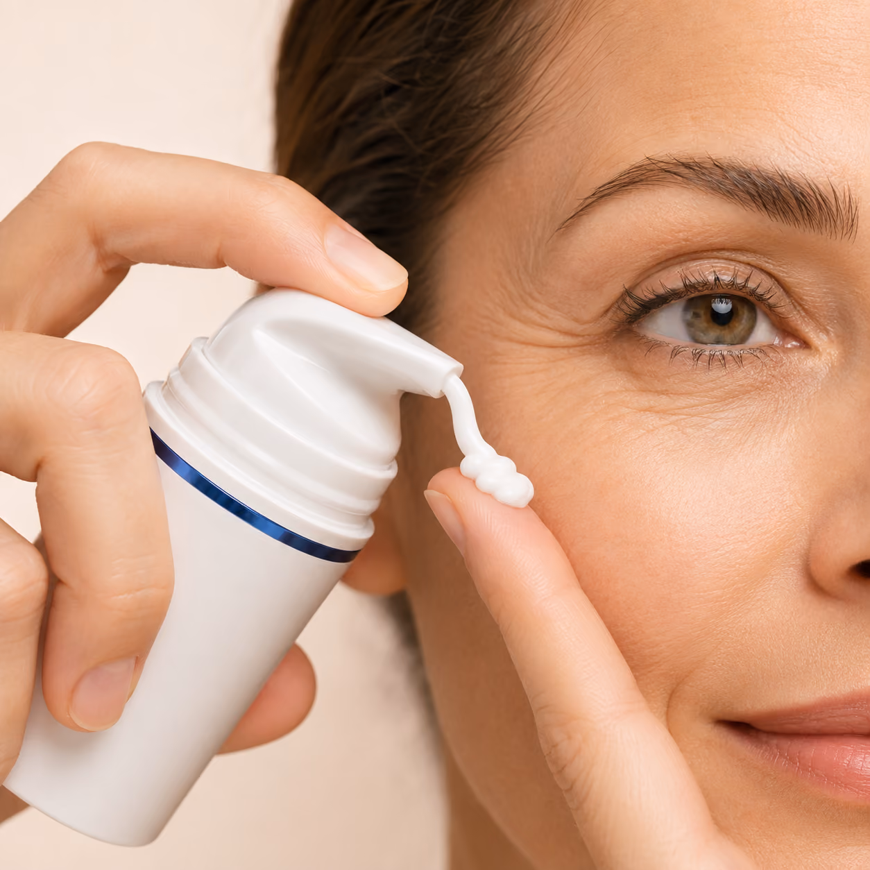 Compounded tretinoin cream for fine lines and wrinkles