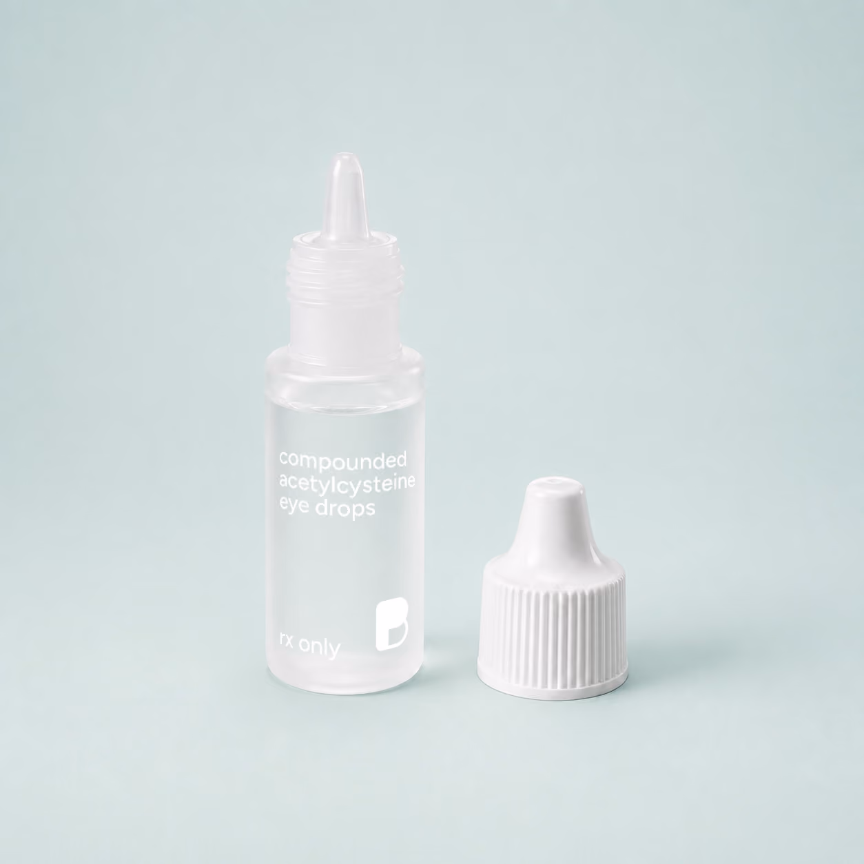 Acetylcysteine (NAC) Eye Drops, a compounded medication prepared by Bayview Pharmacy
